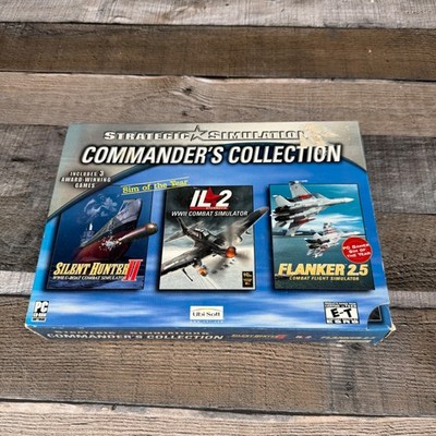 Strategic Simulations COMMANDERS COLLECTION / Silent Hunter II, IL2, Flanker 2.5