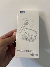 Bluetooth Headset Wireless Bluetooth Earpiece with 50H Talking Time Microphone