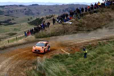 WRC Rally New Zealand May 2010 Jari Ketomaa Ford Fiesta S 2000 Old Photo 1