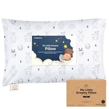 Toddler Pillow with Pillowcase, Jumbo 14X20 - Soft Organic Cotton Keafriends