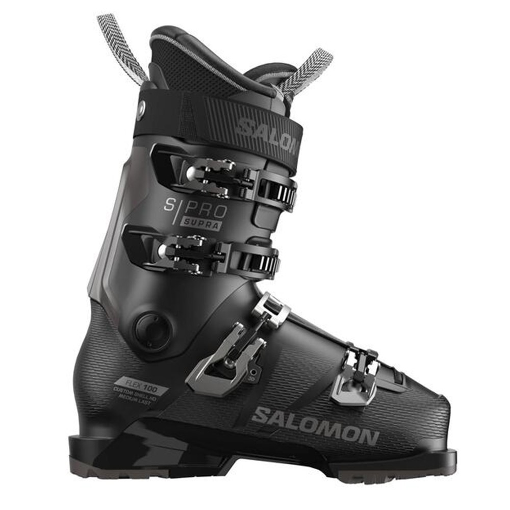 Chaussures de ski S/PRO Supra 100 GW Salomon en version haut de gamme dark grey met