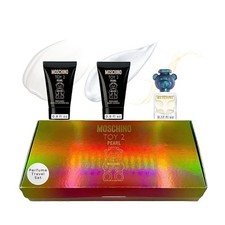 MOSCHINO TOY 2 PEARL GIFT SET 5ML  0.17OZ EDP 25ML  0.8OZ B/S GEL 25ML ...