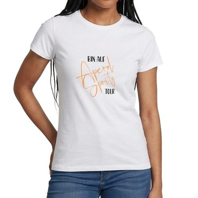 Bin Auf Aperol Spritz Tour Party Frauen T-Shirt