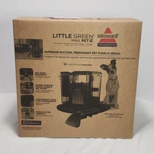 BISSELL Little Green Max Pet Carpet Cleaner 3857 (Remanufactured Factory Sealed)