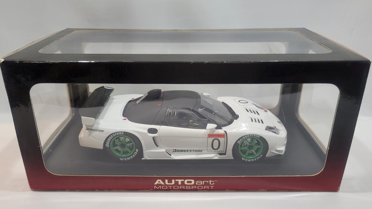 1/18 AUTOART HONDA ACURA NSX JGTC WHITE JDM 2003 RARE DISCONTINUED