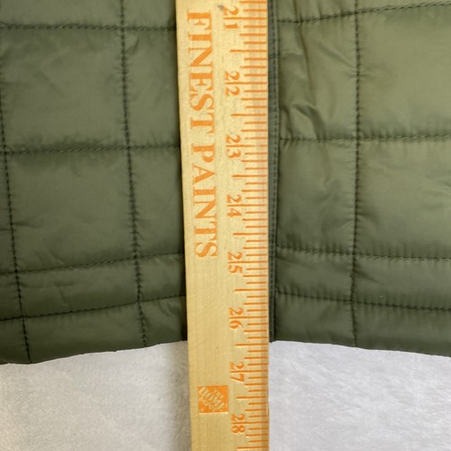 Quicksilver Boys L 14/16 Quilted Lightweight Puffer Jacket Army Green - Picture 6 of 10