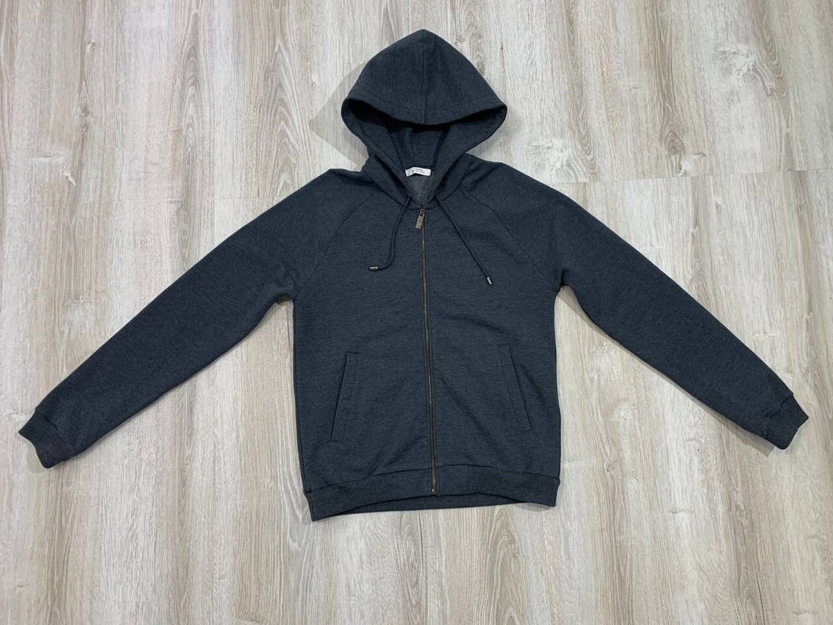 Womens zip hoodie Versace Color Gray Size L