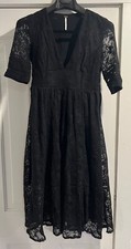 Black Boho Lace Dress, Size 4, Free People, Urban Outfitters