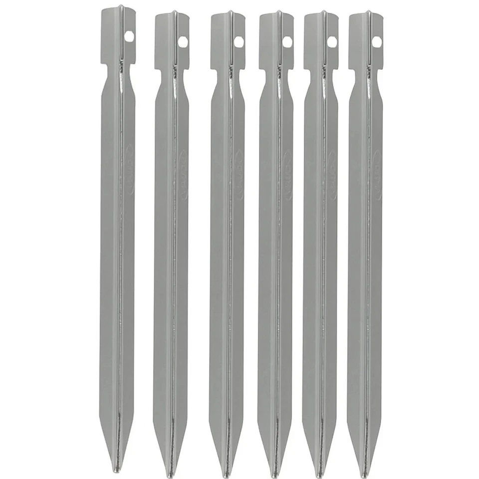 Vaude Zelt Heringe, Zeltheringe ultraleicht, 6 Stück, X-peg 18 cm / 6 Pack