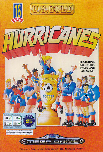 ## SEGA Mega Drive - Hurricanes (nur Modul, ohne OVP / unboxed) ##