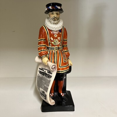 Royal Doulton Beefeater Werbefigur für die London News früh selten