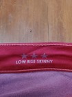 Celebrity Pink Jeans/Red/Low Rise/Skinny/with Stretch/Sz 5 PRISTINE! — photo 4