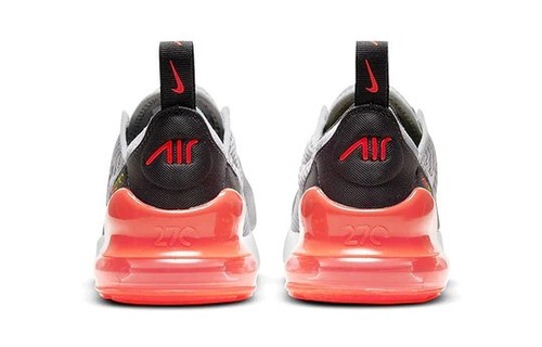 Scarpe da ginnastica bambini Nike Air Max 270 PS AO2372 022 grigio/arancione taglia UK 10,5_11.5_12,5 - Foto 5 di 6
