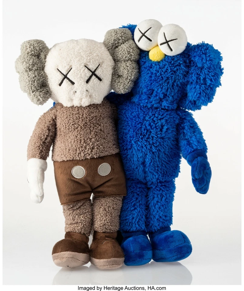 New in Box Kaws Seeing/Watching Limited Edition 16" Plush Sold Out - Image 3 of 4