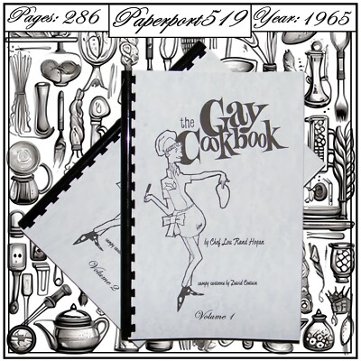 #ad #ad 1965 The Gay Cook Book 286 Pages $13.99