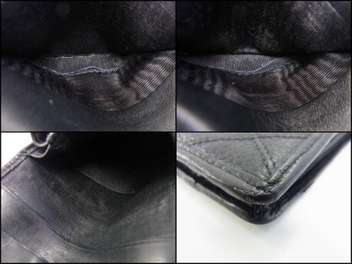 Auth HG84 Chanel Bicolore Bifold Wallet with Seal From Japan - Picture 22 of 24