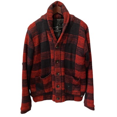 Stitched Plaid Cardigan Coat Stitched Plaid Cardigan Coat