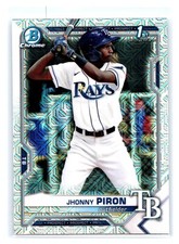 2021 Bowman Chrome Prospects Mojo Refractor #BCP-239 Jhonny Piron Tampa Bay Rays