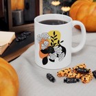 Ceramic Mug 11oz Flower,Leafs, Abstract Art