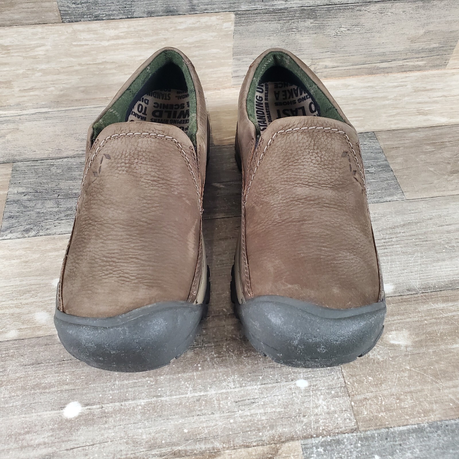 Scarpa invernale da donna Keen Kaci III taglia 7 5 comoda in pelle a quadri terra scura