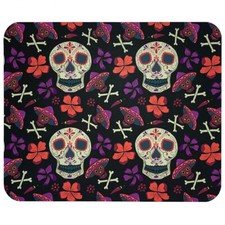 Mariachi Sugar Skulls Mouse Pad Mat Computer Desk Accessory Office Decor
