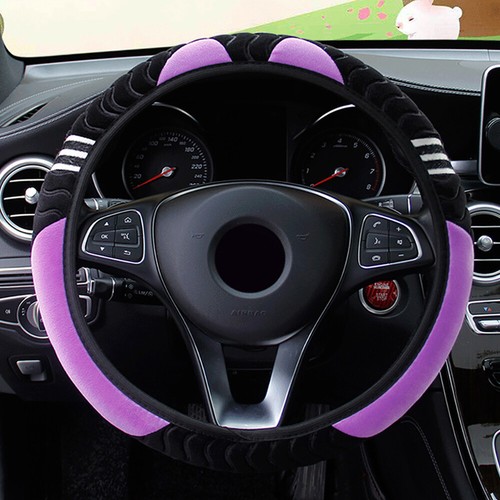Plush Soft Car Steering Wheel Cover for Good Grip Auto Accessories Universal - Imagen 2 de 11
