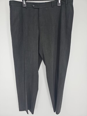 パンツ 00s ARMANI COLLEZIONI wool tack slacks Vintage GIORGIO ARMANI COLLEZIONI Black & Gray Herringbone High