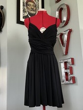 Black Spaghetti Strap Dress by Express M Little Black Dress Knee Length