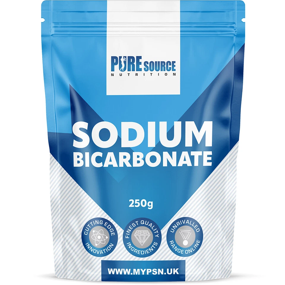 PURE SOURCE NUTRITION Sodium Bicarbonate of Baking Soda Bicarb Vegan 100% Pure BP/USP Food Grade Fine