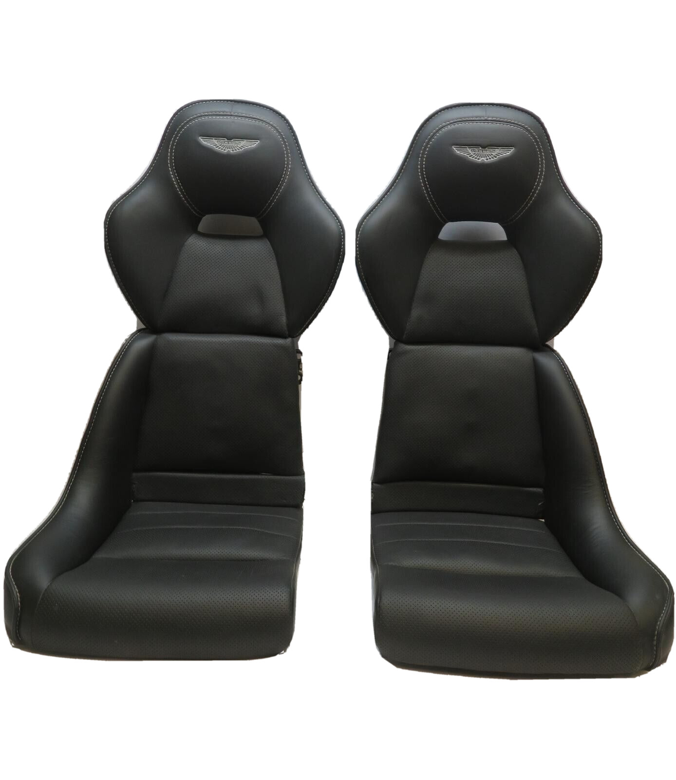 2012 ASTON MARTIN RAPIDE REAR SEATS BLACK LEATHER REAR SEAT SET OEM REAR ONLY