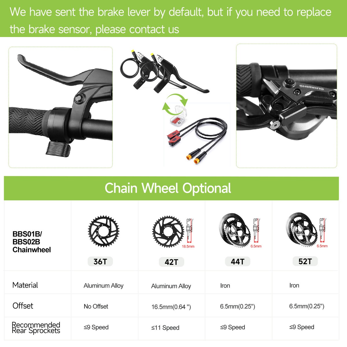 48V750W BAFANG BBS02B Mid Drive 68mm Motor Kits Ebike Conversion