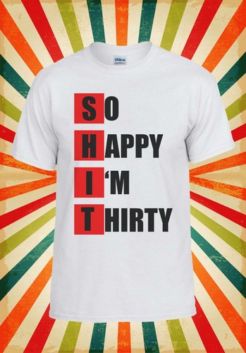 30. Geburtstag T-Shirt Ich bin dreißig Coole Männer Frauen Unisex Baseball T-Shirt Top 3239 - Bild 2 von 7