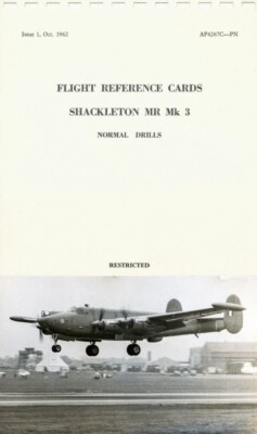 AVRO SHACKLETON MR.3 FLIGHT REFERENCE TECHNICAL BROSCHÜRE + 50er Jahre PDF Archiv