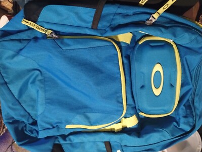 Oakley ネイビー バックパック Oakley Mens Blue Teal Nylon Backpack Blue/navy Blue Zip Laptop