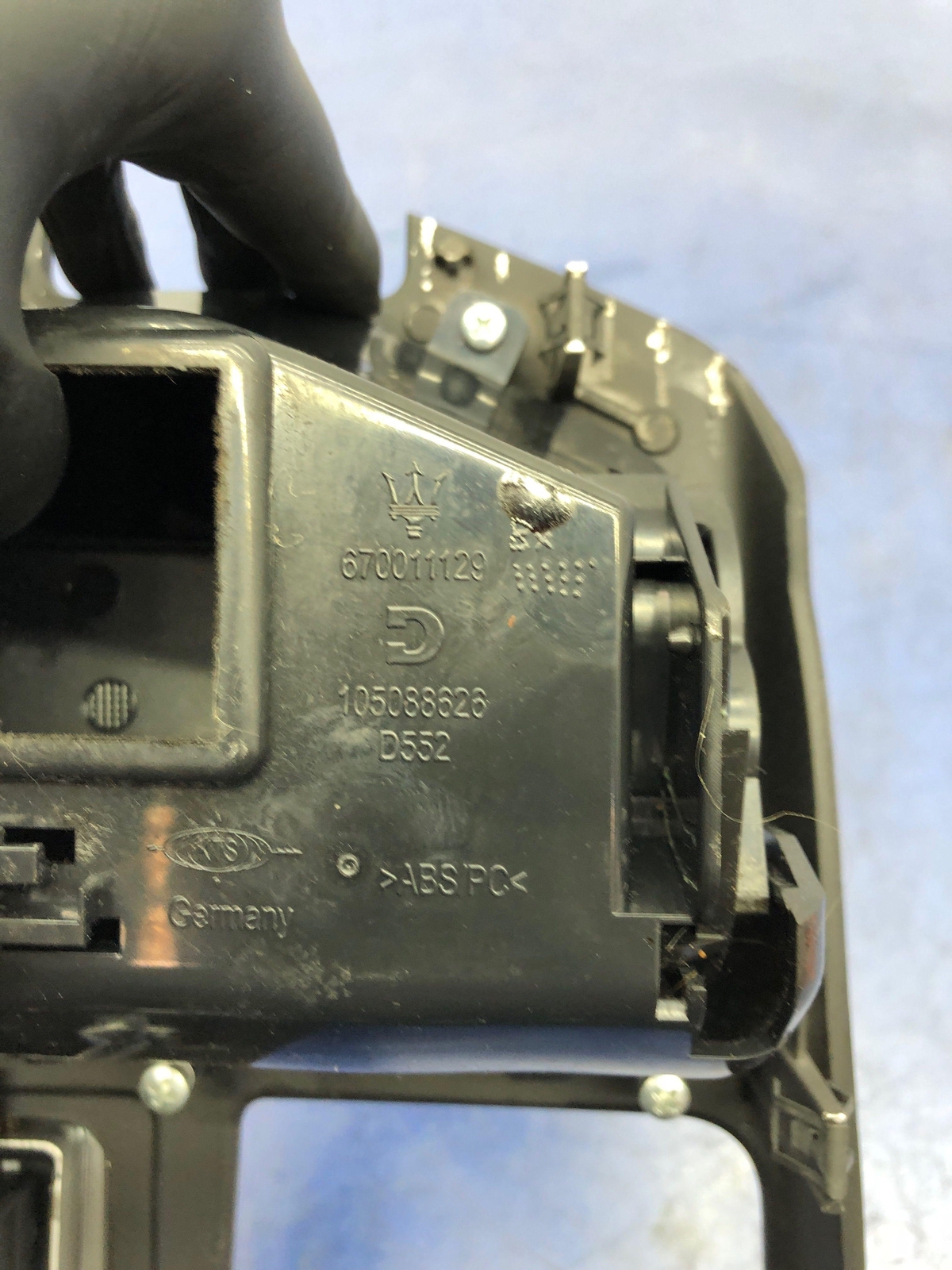 2014 - 2016 MASERATI GHIBLI M157 OEM FRONT CENTER CONSOLE SWITCH PANEL