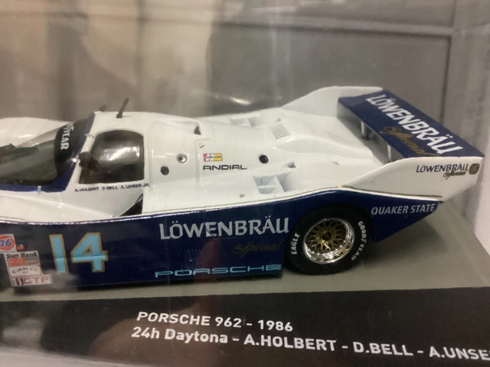 IXO PORSCHE 962  24h DAYTONA  1986, die-cast 1/43, Nuova in teca - Immagine 3 di 3