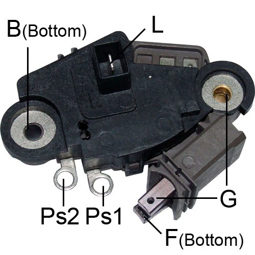 Nuevo regulador de voltaje del alternador 593305, 593318, YM10607P, YM1606P1, M577 Foto 3 de 4
