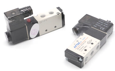 Elettrovalvola Airtac 4V210-06/08C A Bobina Singola - 1/4", DC12V O AC24V, IP65, Per Circuiti Pneumatici