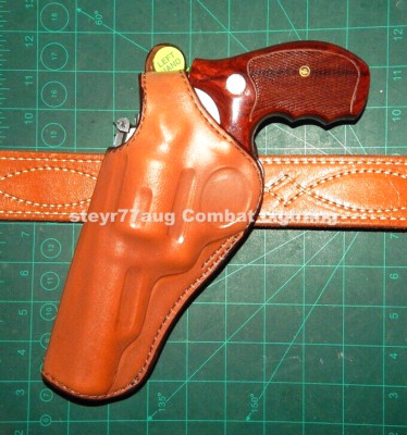 Bianchi 111 Cyclone 12679 Leather Thumb Break Holster 4'' S&W 15 19 65 66 K Frame