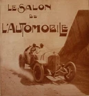 1923 COVER OF THE FLORAL NEWSPAPER LE SALON DE L'AUTOMOBILE