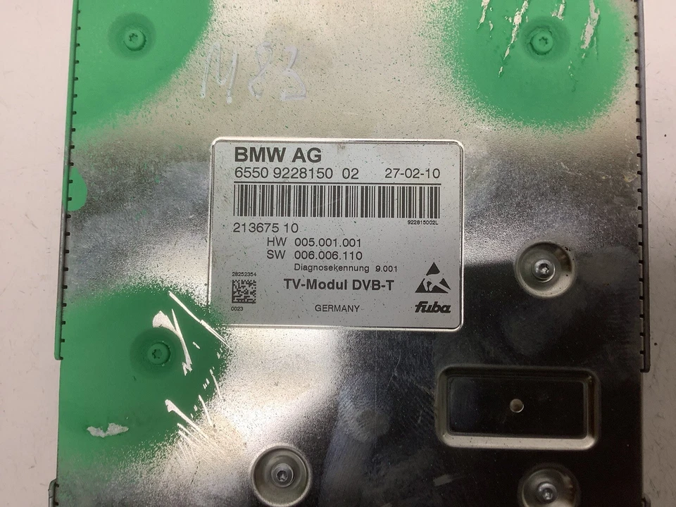 BMW 3 5 7 Series F01 F06 F07 F10 F25 F30 F82 G01 G11 G30 TV Module DVB-T ECE - Image 2 of 3