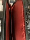 Laptop Computer bag with Shoulder carry strap Gray Red Tote Carrier — photo 7