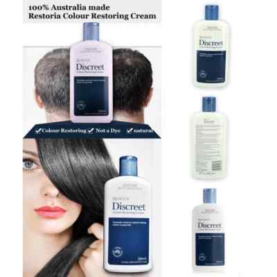 Restoria Discreet Colour Restoring Cream Grey Hair Treatment 250ml