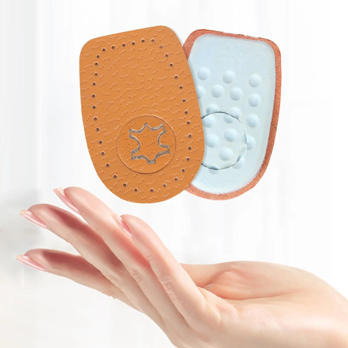 2x Height Increase Insoles Invisible Shock Absorption Anti Slip