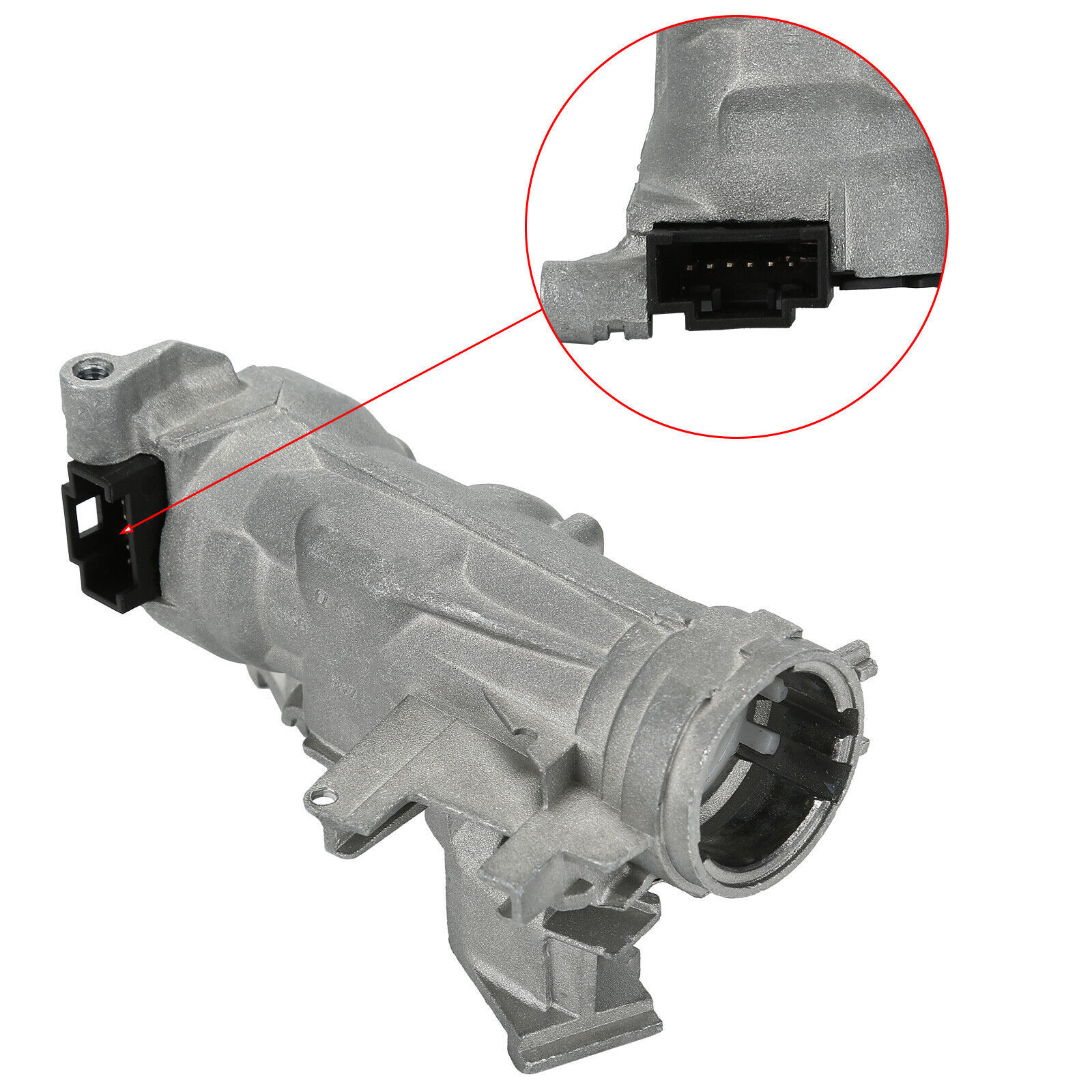 Ignition Barrel Door Lock Switch + Key for VW Golf MK5 MK6 Audi A3 8P