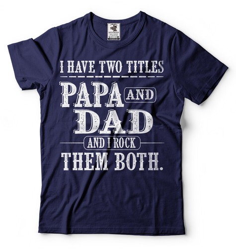 Papa And Dad Gift T-shirt Fathers Day Gift For Grandpa Dad Gifts - Picture 11 of 19