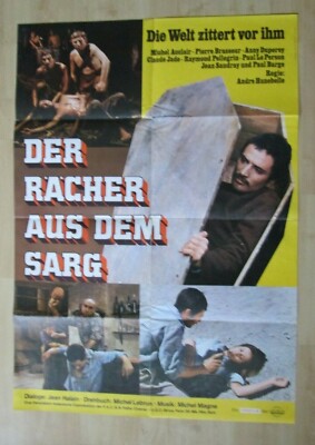 Filmplakat : Der Rächer aus dem Sarg ( Michel Auclair , Anny Duperey )