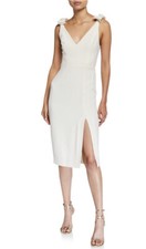 NWT ZIMMERMANN ESPIONAGE SLEVELESS BOW SHOULDER DRESS SIZE 0