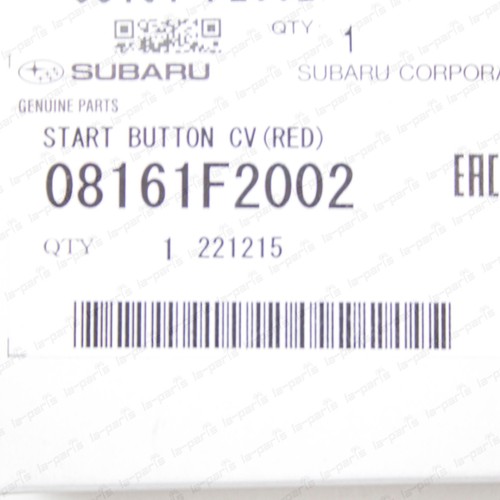 New Genuine Subaru Impreza WRX STi Forester Legacy Red Push Start Button Cover - Picture 6 of 8