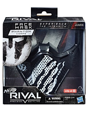 Nerf Rival Phantom Corps Face Mask Breathable Adjustable Hasbro NEW